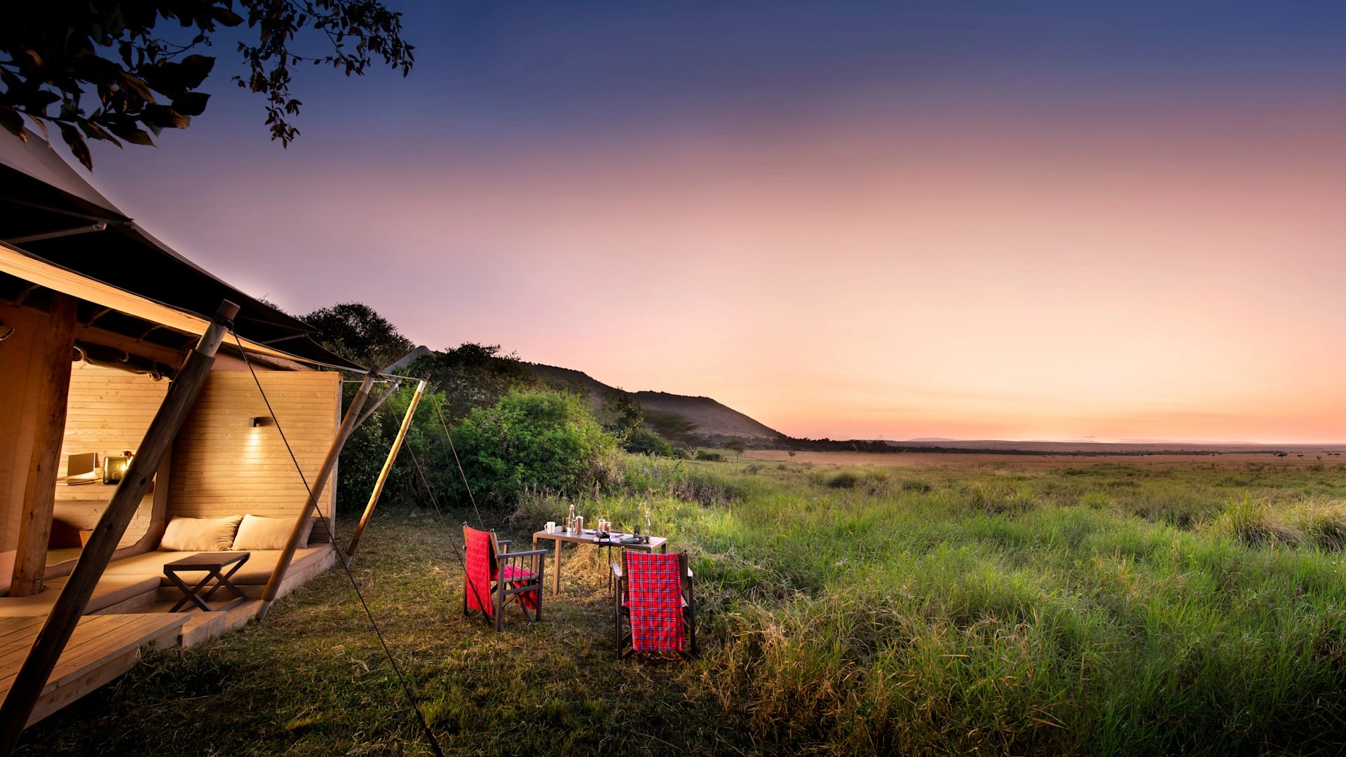 Stay at &Beyond Kichwa Tembo Tented Camp, Kenya
