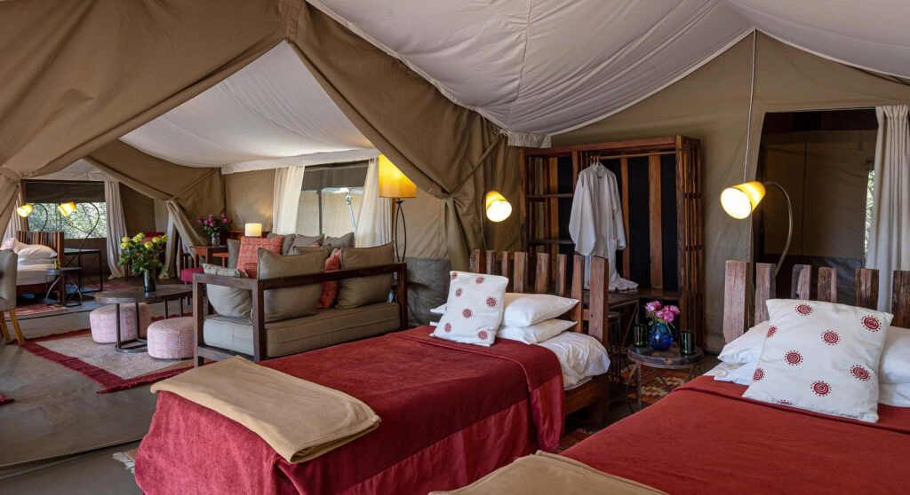 Kicheche Laikipia Camp family tent 4