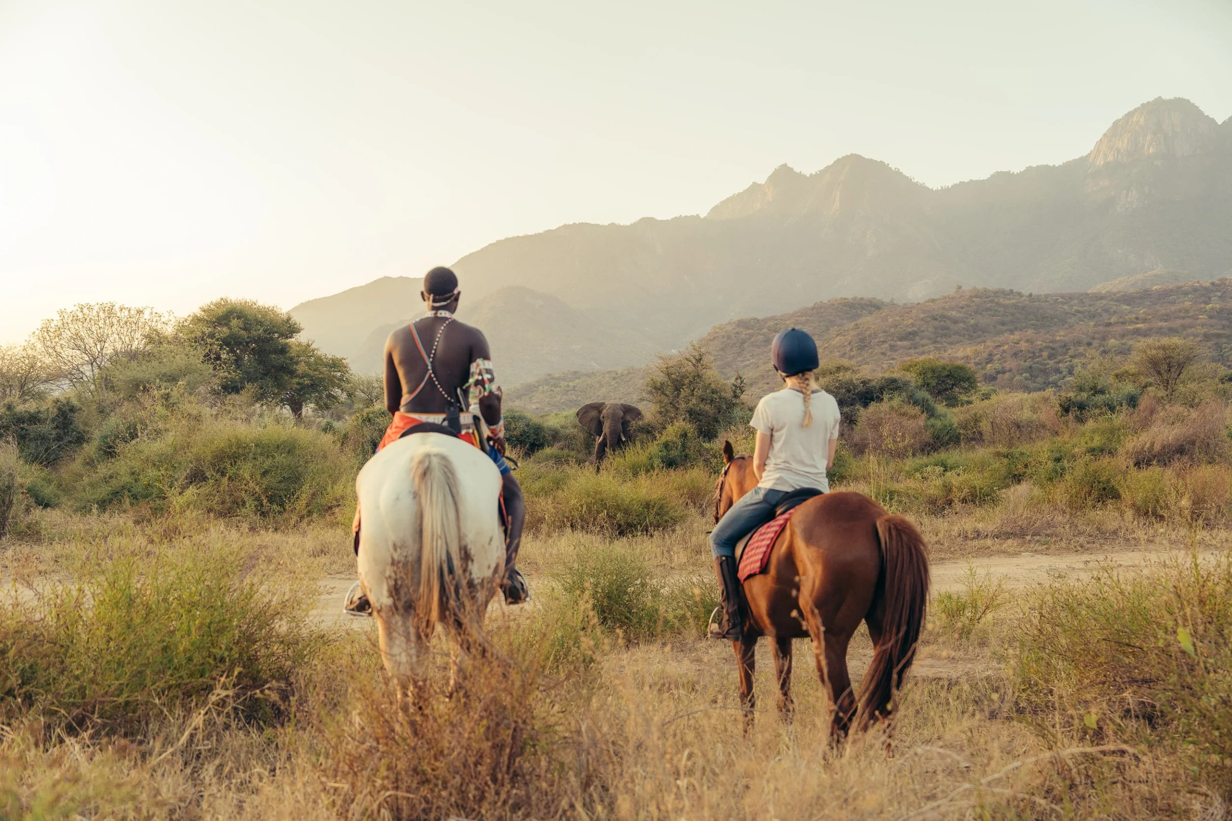 Horseback safari at Sarara in Northern Kenya