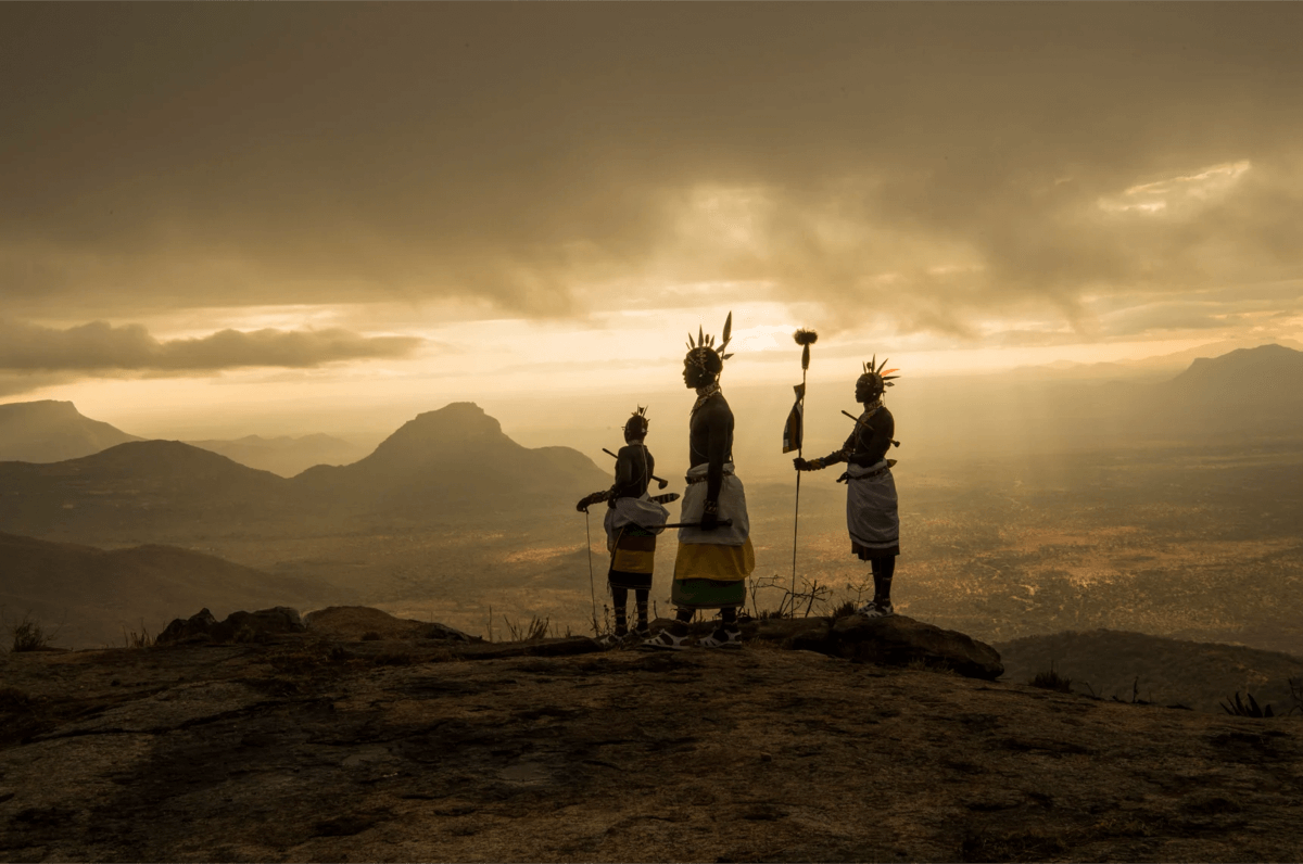 Samburu warriors at Sarara by Ami Vitale