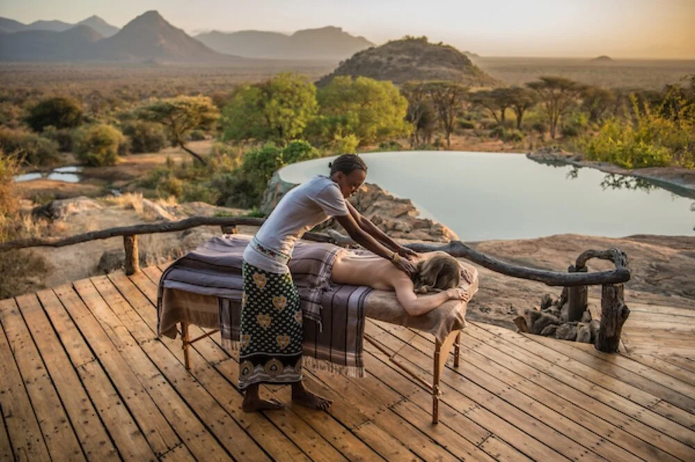 Wellness and massage on safari in Kenya with Sarara